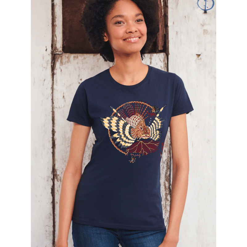 Scorpion Fish Ladies T-shirt