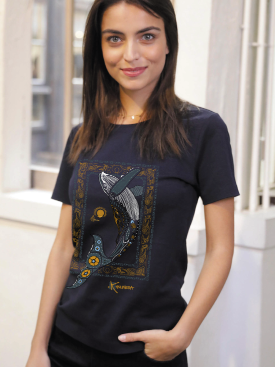 T-shirt Bio Origine Femme La Baleine