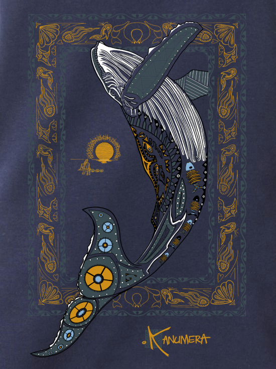 T-shirt Bio Origine Femme La Baleine