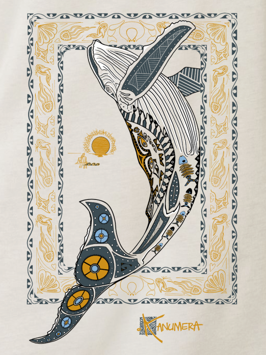 Whale Organic Ladies T-shirt
