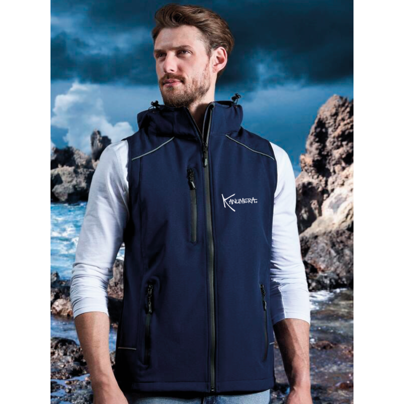 Bodywarmer Softshell Capuche La Raie Tatoo