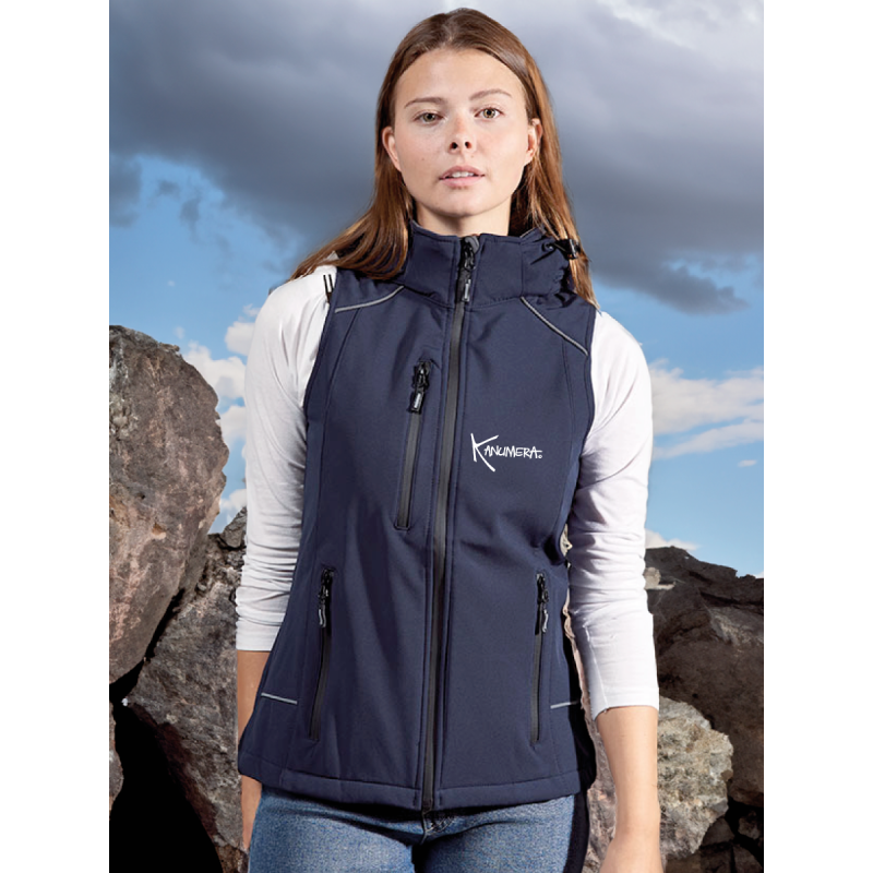 Ray Ladies hooded softshell Vest