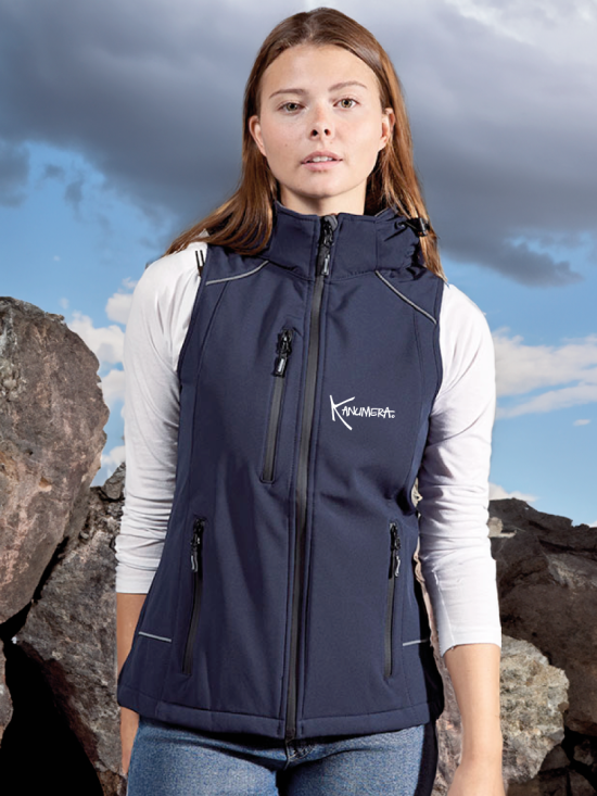 Bodywarmer Softshell Capuche Femme La Raie Tatoo