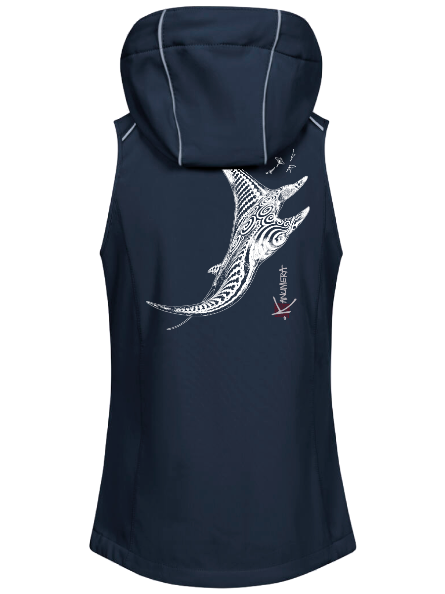 Ray Ladies hooded softshell Vest