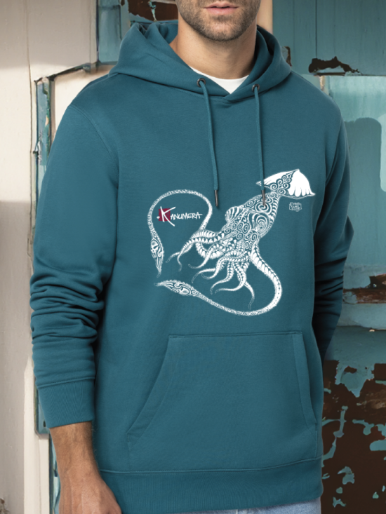 Squid Organic Hooded Sweat Shirt