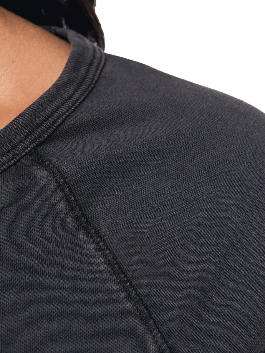 T-shirt Délavé manches longues Femme le sommeil des Cachalots