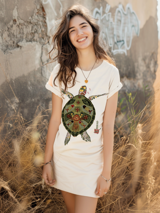 T-shirt Origine long femme La Tortue