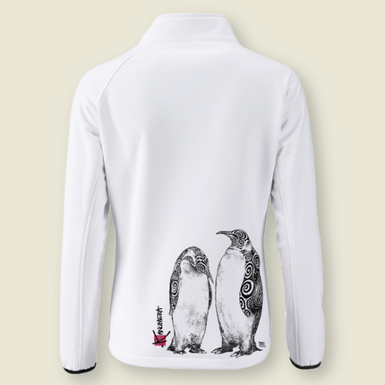 Veste zippée Femme Softshell Les Manchots Tatoos