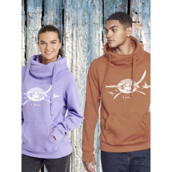 Turtles Cross Neck Hoodie
