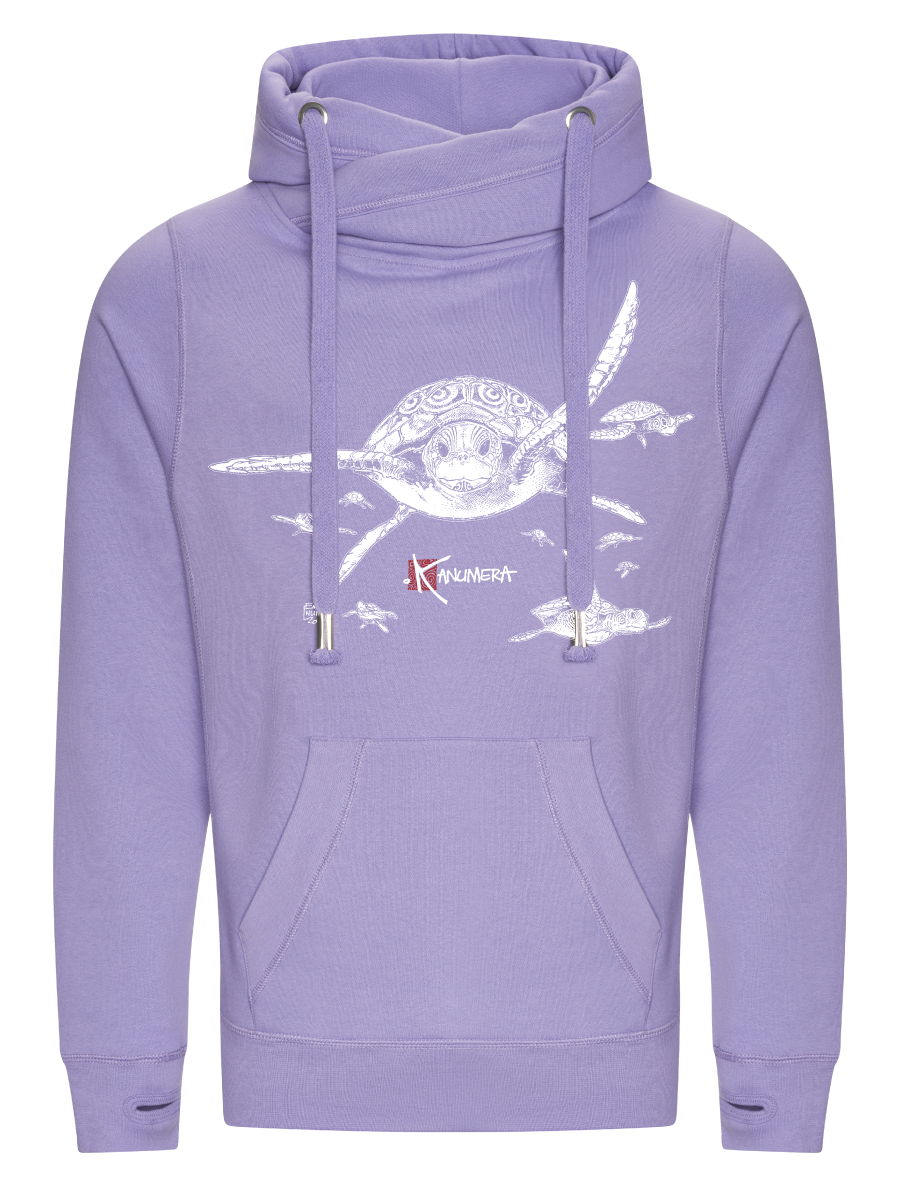 Turtles Cross Neck Hoodie