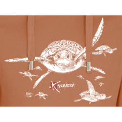 Turtles Cross Neck Hoodie