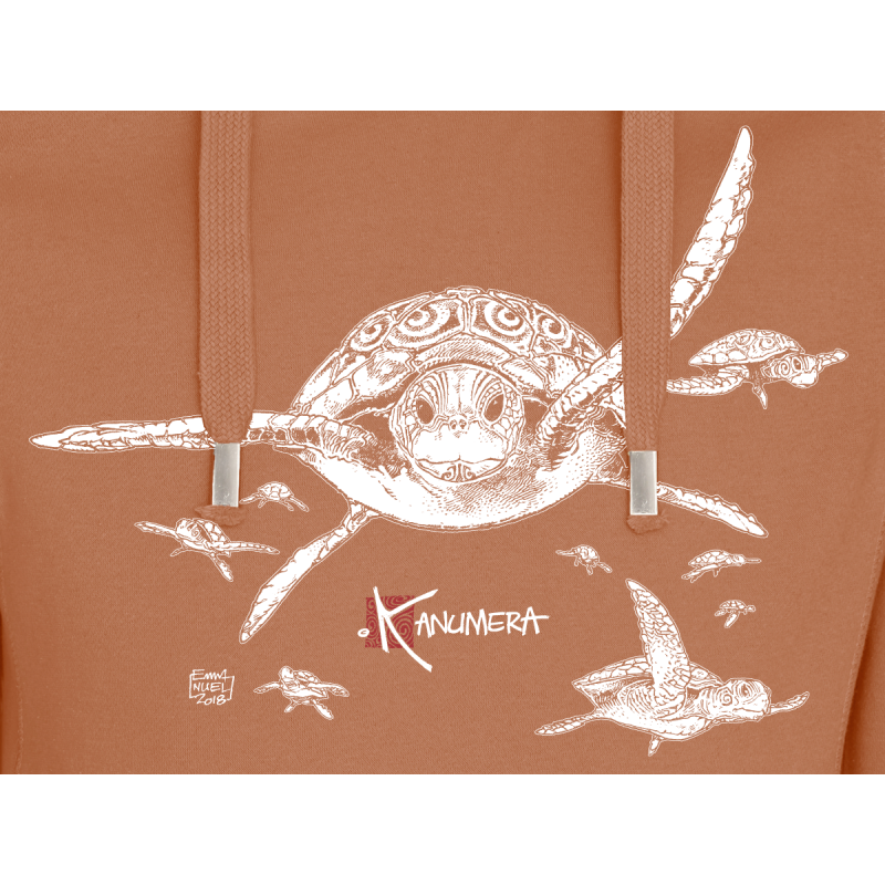 Turtles Cross Neck Hoodie