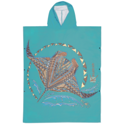 Manta Rays Microfibre Poncho (Big Size)