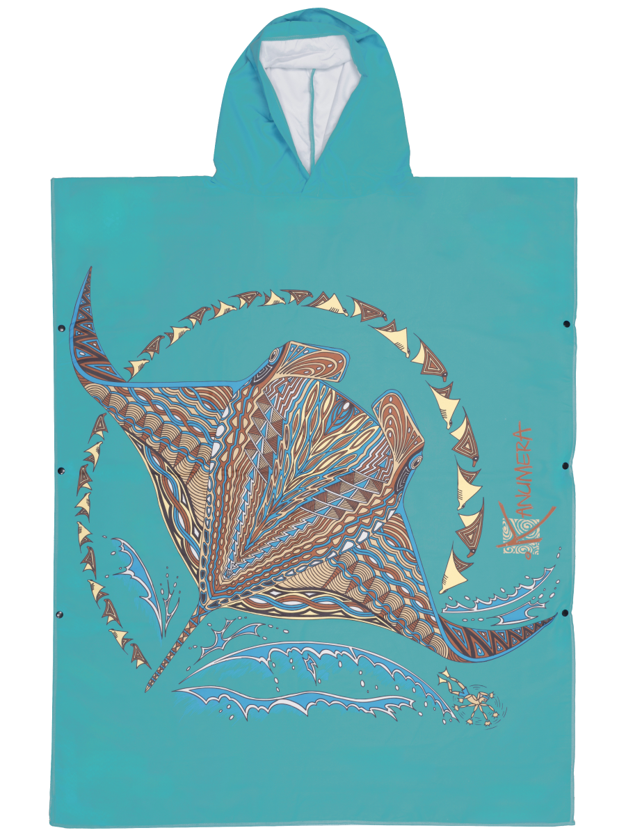 Manta Rays Microfibre Poncho (Big Size)