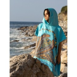 Manta rays Microfibre Poncho (Middle Size)