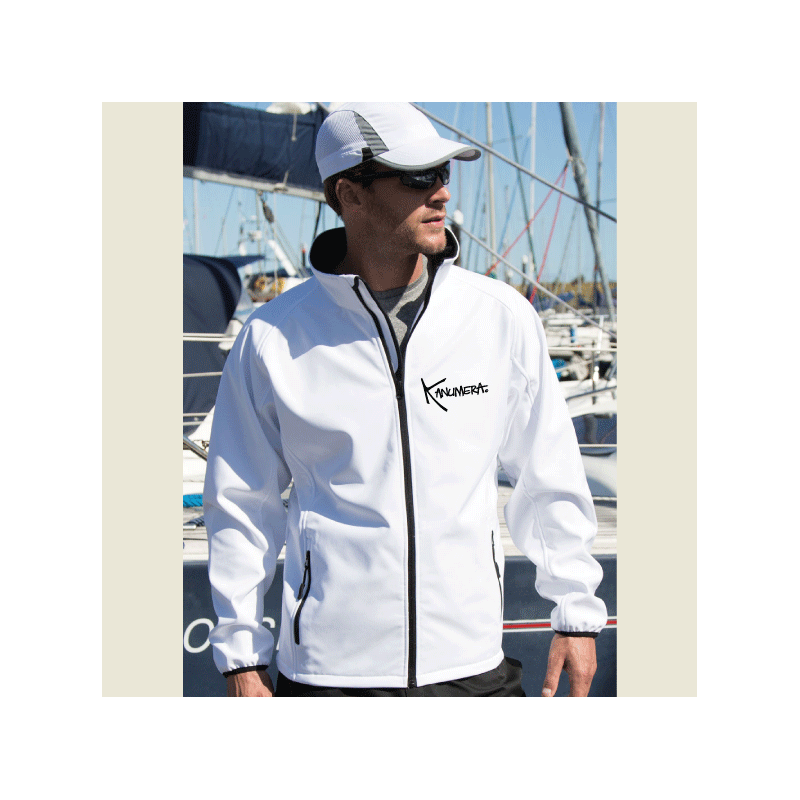 Veste zippée Homme Softshell Les Manchots Tatoos