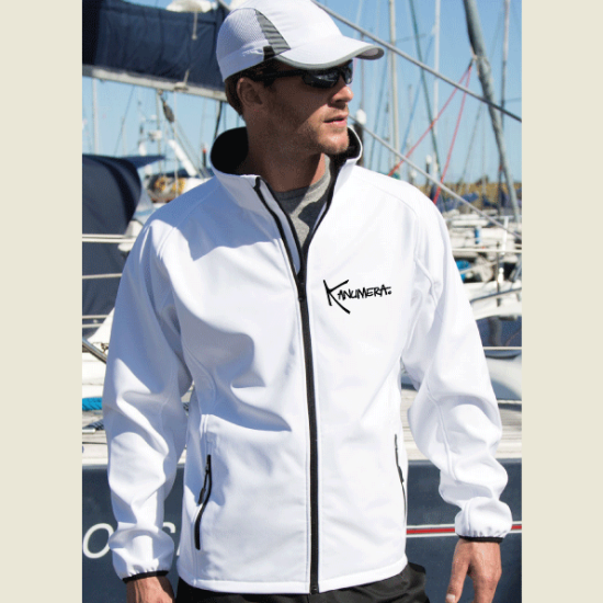 Veste zippée Homme Softshell Les Manchots Tatoos