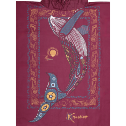 Whale Microfibre Poncho (Middle Size)