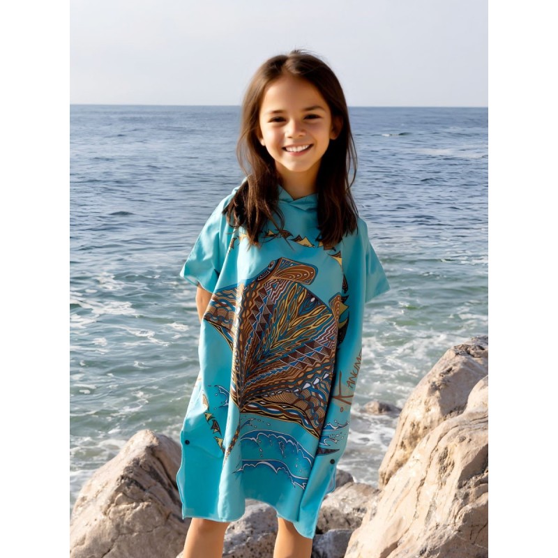 Poncho Microfibre Petit modèle Origine Les Raies