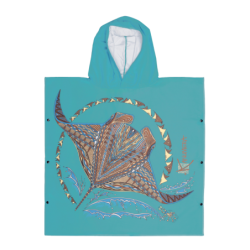 Manta Rays Microfibre Poncho (Small Size)