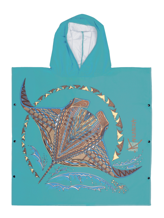 Poncho Microfibre Petit modèle Origine Les Raies