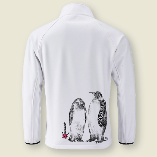 Veste zippée Homme Softshell Les Manchots Tatoos