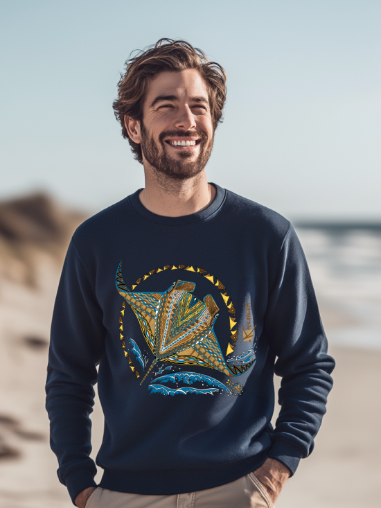 Sweat-shirt bio Origine Les Raies