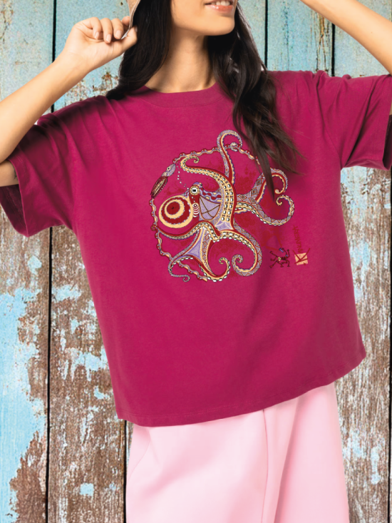T-shirt Bio Ample La Pieuvre