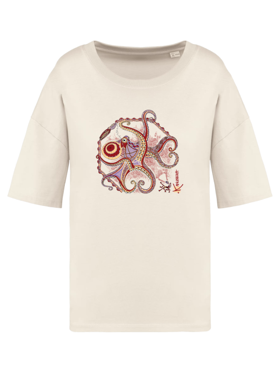 T-shirt Bio Ample La Pieuvre