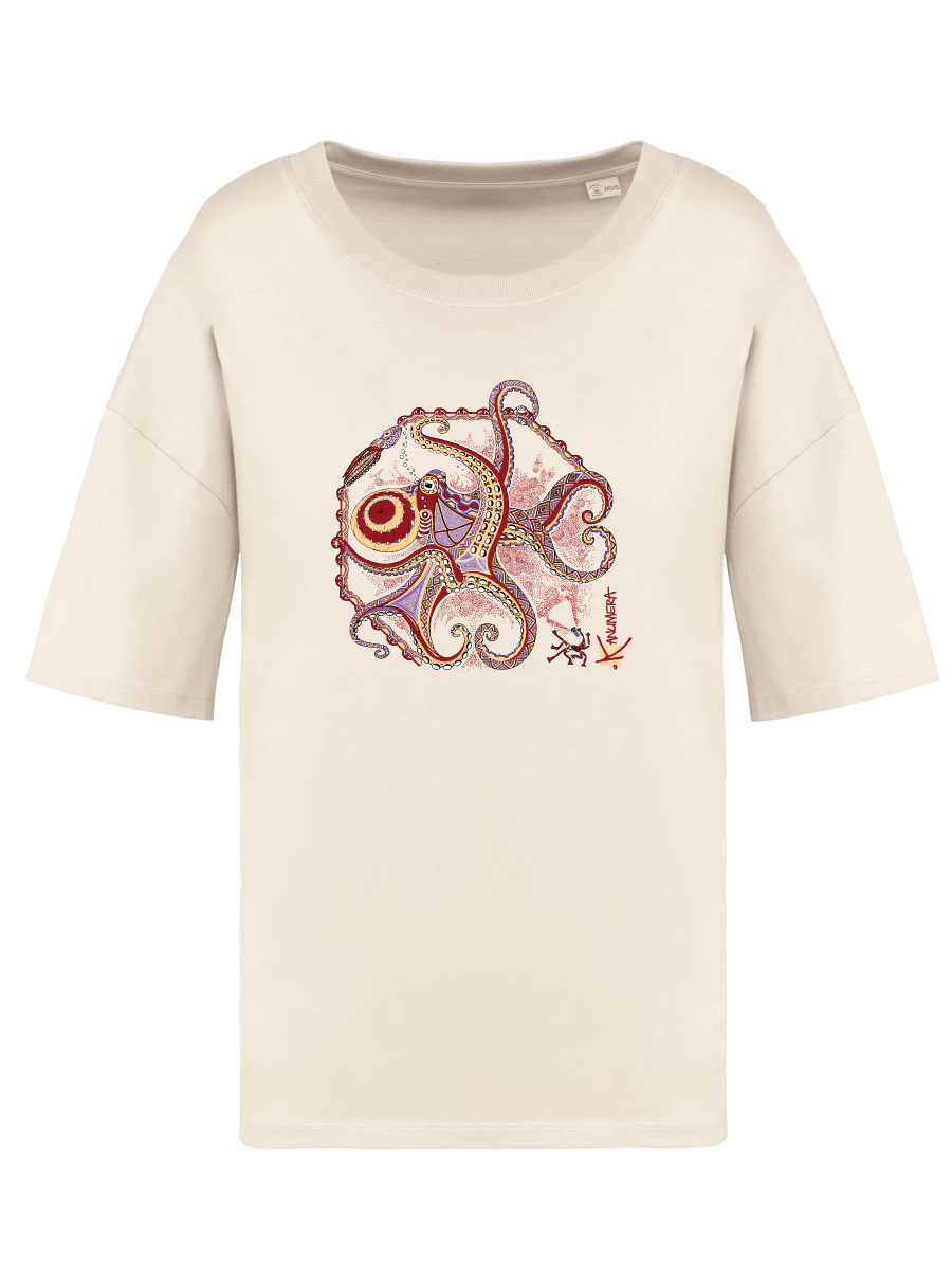 T-shirt Bio Ample La Pieuvre