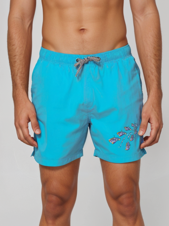 Fishes Wave Swim shorts