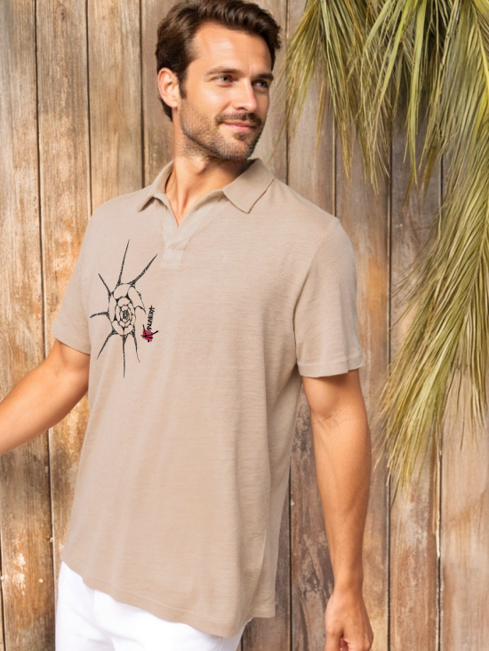 Polo en Lin Le Coquillage