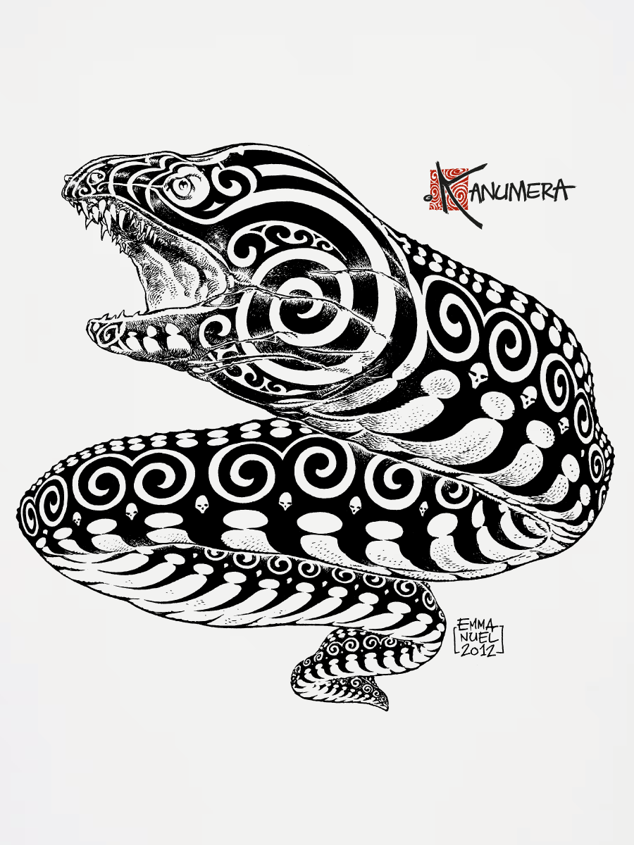 Organic moray eel t-shirt