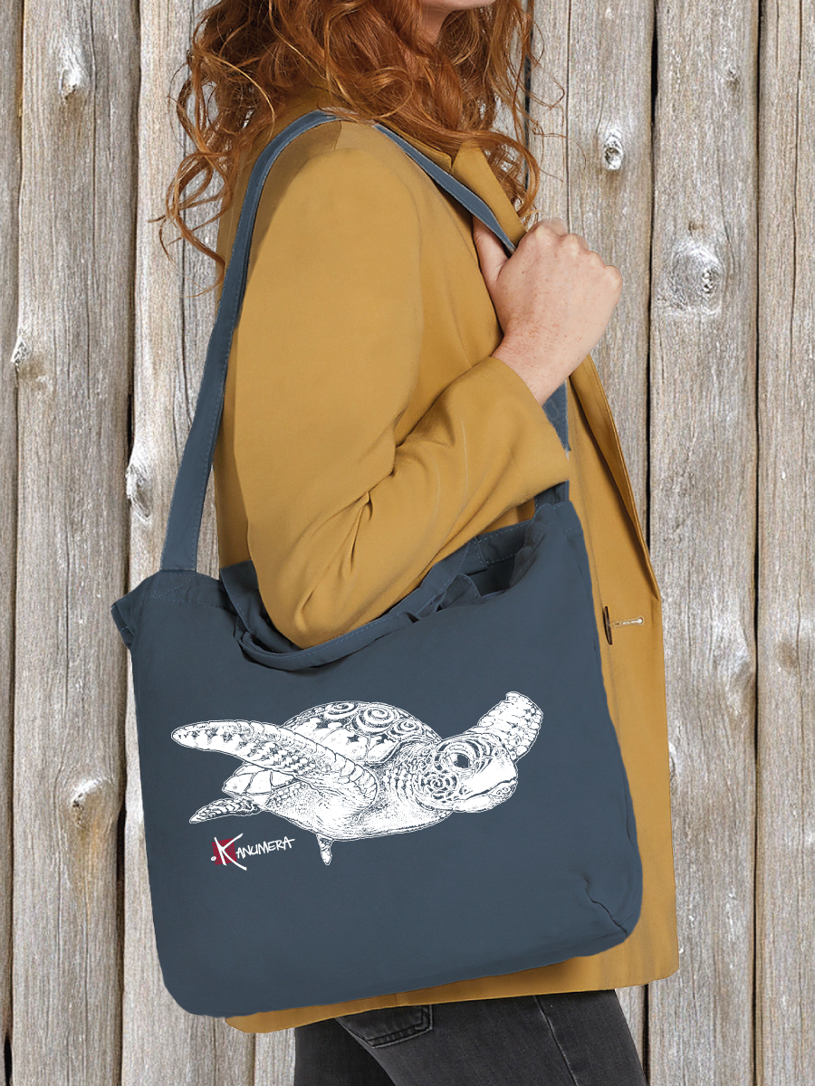 Turtles Large Canvas Shopper