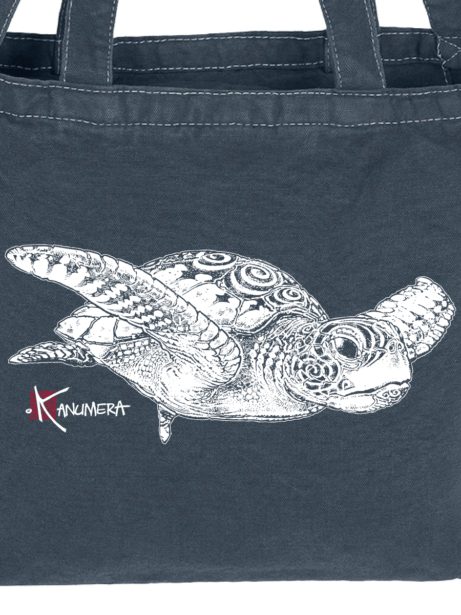 Turtles Large Canvas Shopper