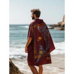 Whale Microfibre Poncho (Big Size)