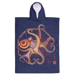 Octopus Microfibre Poncho (Big Size)