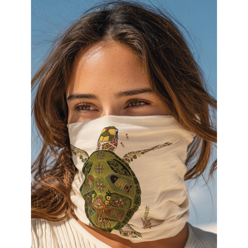 Bandeau Multi-fonctions en viscose La Tortue
