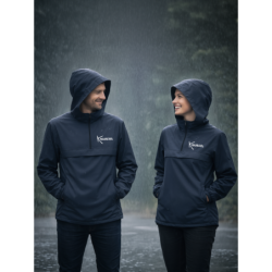 Coupe-vent imperméable quart-zip l'Onde