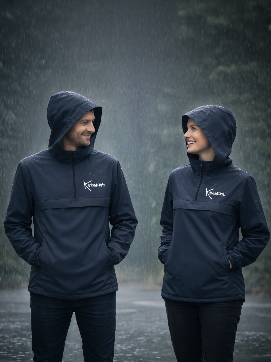 Coupe-vent imperméable quart-zip l'Onde