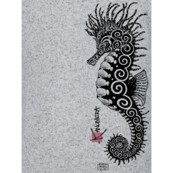 Veste Femme en Polaire tricoté L'Hippocampe Tatoo