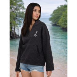 Sweat Capuche Loose L’Onde