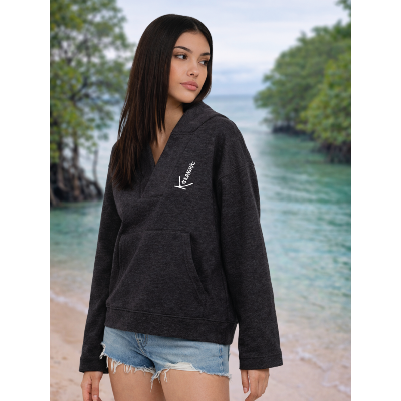 Sweat Capuche Loose L’Onde