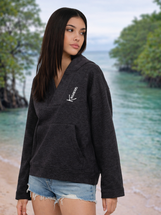 Sweat Capuche Loose L’Onde