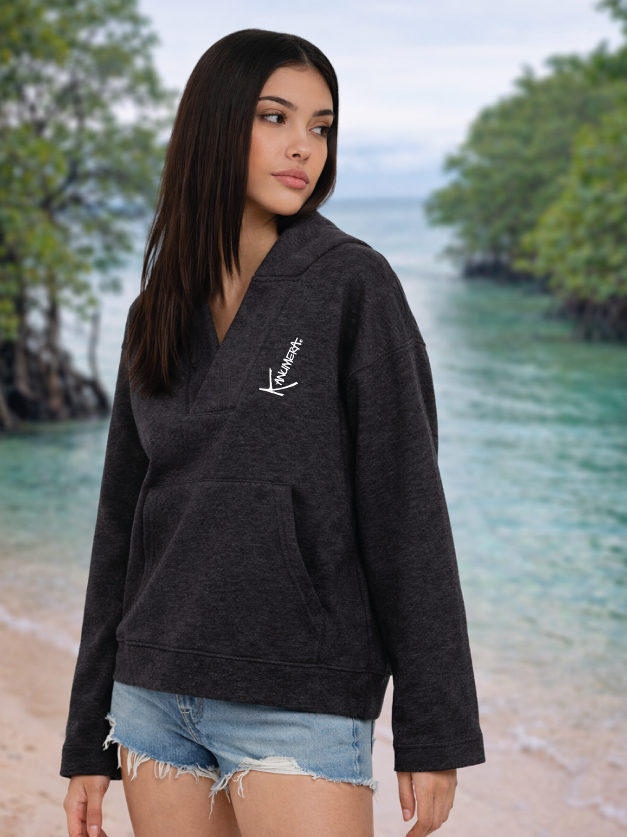 Sweat Capuche Loose L’Onde