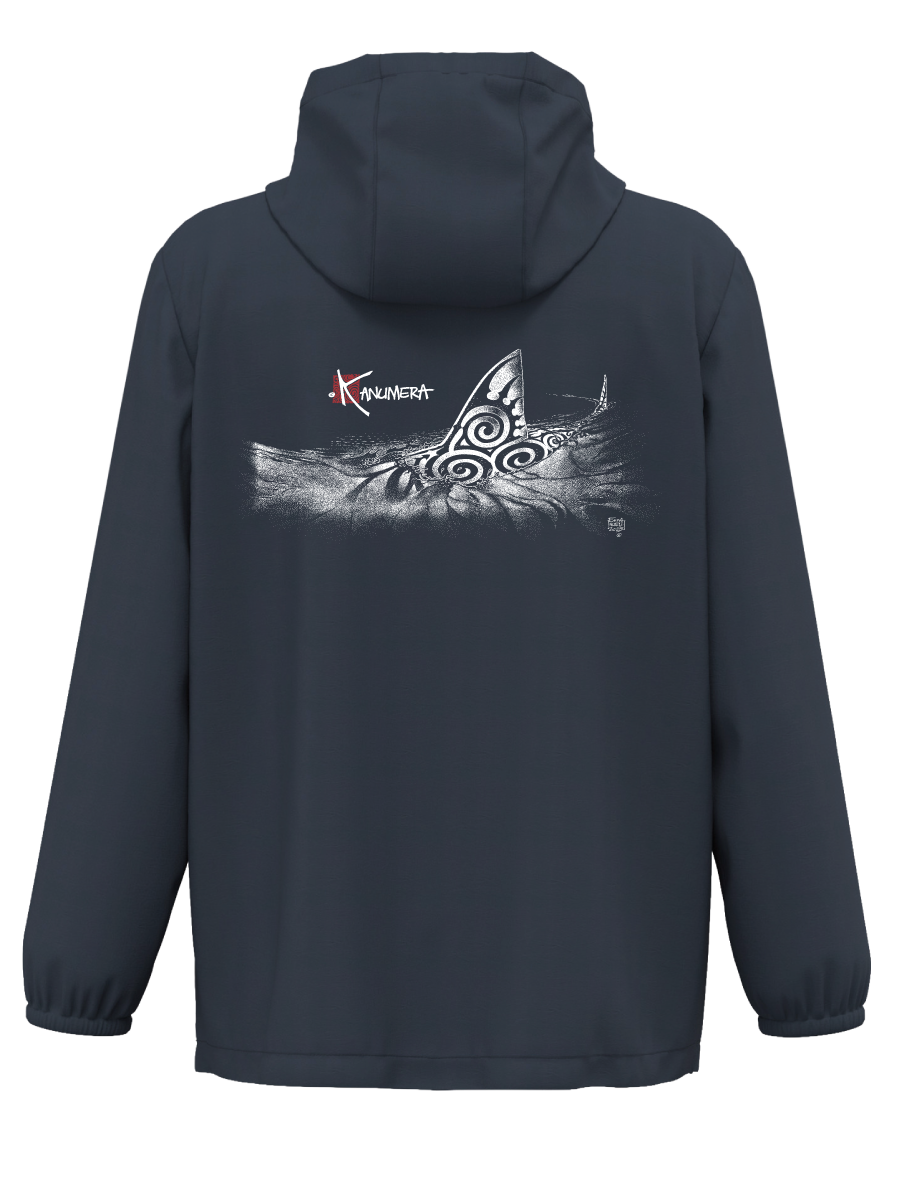 Coupe-vent imperméable quart-zip l'Onde