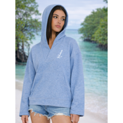 Sweat Capuche Loose L’Onde
