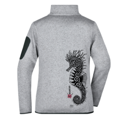 Veste Femme en Polaire tricoté L'Hippocampe Tatoo