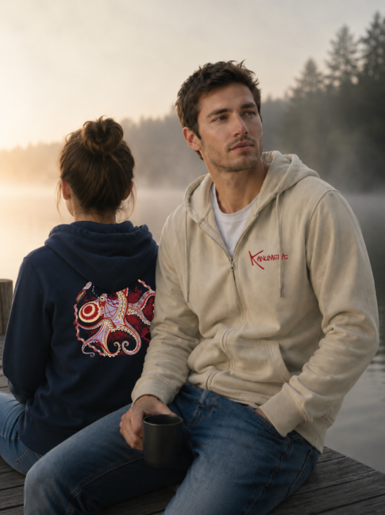 Sweat unisexe Origine La Pieuvre
