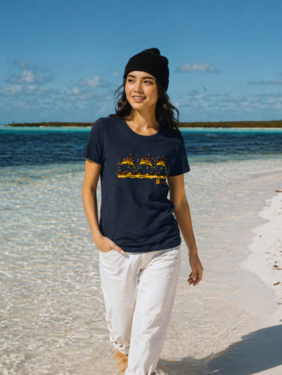 3 Dolphins Women’s Organic T-Shirt